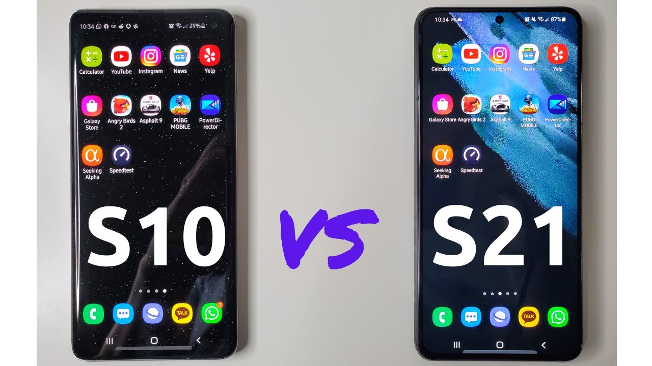 Samsung Galaxy S10 Vs Galaxy S21 Speedtest IBKade